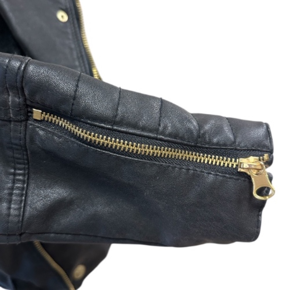 Free People We The Free Vegan Leather Moto Jacket | Size S - Picture 8 of 13